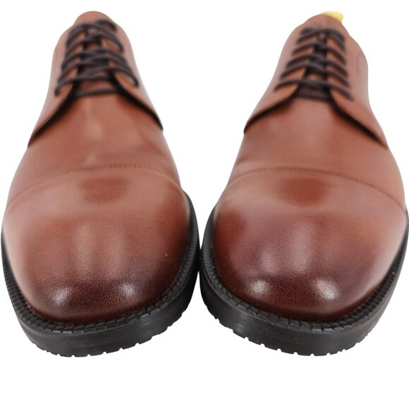NEW Cole Haan Modern Essentials Brown Leather Dress Shoes Men 8.5 Captoe Oxfords - Picture 11 of 13